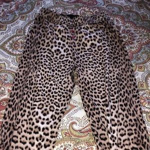 Betsy Johnson cheetah sleep wear pants